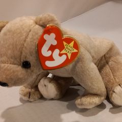 Vintage TY Beanie Babies - Almond, the bear