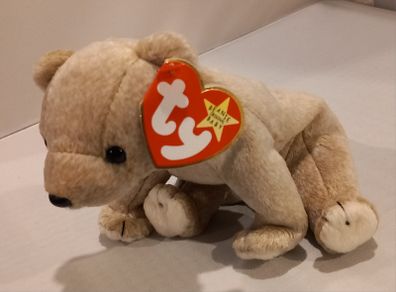 Vintage TY Beanie Babies - Almond, the bear