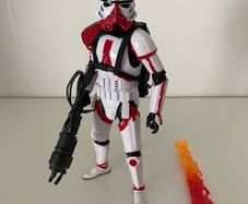 Star Wars the black series flame trooper
