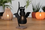 Bat Lantern Halloween Decoration with LED Candle