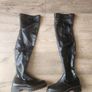 Over the knee black boots never used tried on in house. Image 2