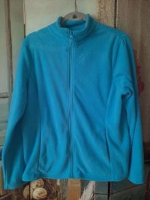 Gallery Turquoise Fleece , Size 18 (44-46) , Mint Condition, AV