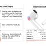 Wireless Headphones, Wireless Earbuds 3D HiFi Stereo Headphones Noise Cancellation in-Ear Built-in Mic with Charging Case, IPX6 Waterproof Image 2