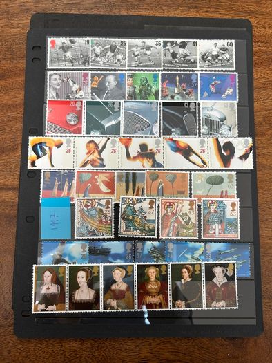 Stamp Collection Bundle GB Britain 1990-1999 MNH / FDC and more
