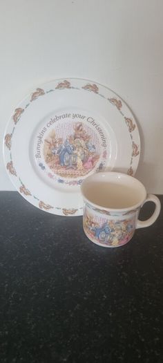 Fine bone china Royal Doulton Bunnykins Christening set