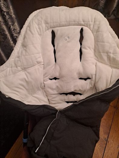 joie pram and foot muff