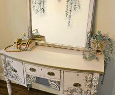 Vintage Dressing table with mirror