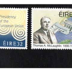 1996 Ireland 150th Birth Anniversary of Michael Davitt. Ireland's Presidency of European Union. Birth Centenary of Thomas McLaughlin. 50th Anniversary of Bord na Mona Stamps Mint Never Hinged (MNH)