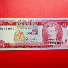 Barbados   1 Dollar. 1973   Pick  29a ( Uncirculated )
