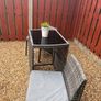 Rattan bistro set outdoor garden furniture Image 3