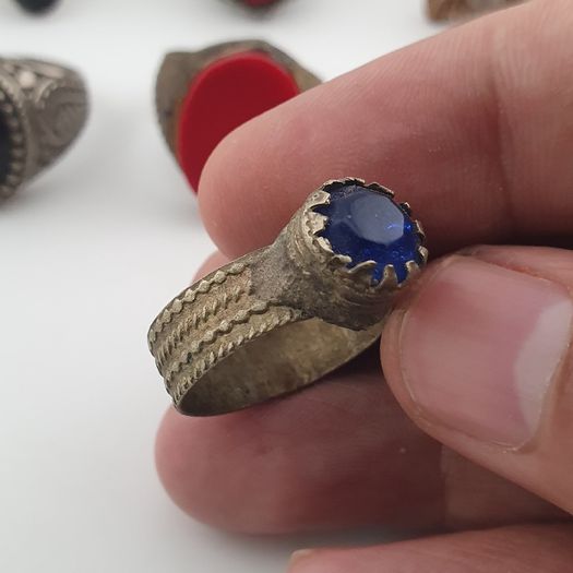 Heritage Antique Jewellery Lot 15 Mixed Brass Statement Rings