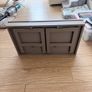 Foldable study desk in beige and dark brown (25 euros each) Image 5