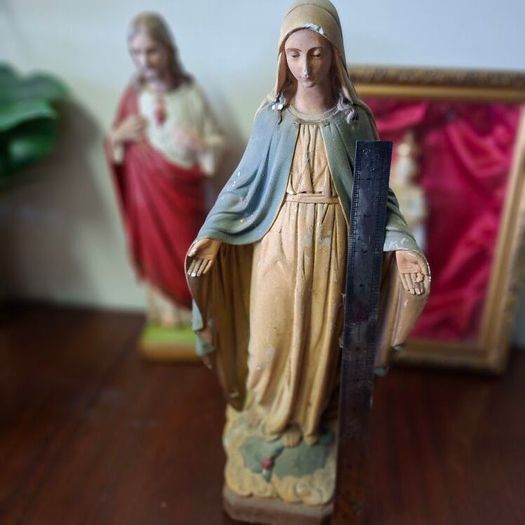 Vintage Virgin Mary Statue