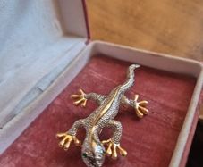 Vintage Salamander Brooch