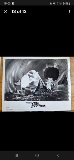 Walt Disney  Classic THE RESCUERS  pres kit