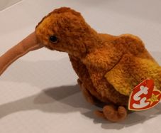 Vintage TY Beanie Babies -  Beak, the Kiwi