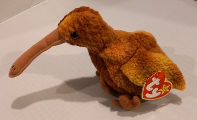 Vintage TY Beanie Babies -  Beak, the Kiwi
