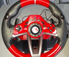 Mario Kart Pro Deluxe Steering Wheel & Foot Pedals