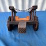 Vintage miniature wooden cart Image 5