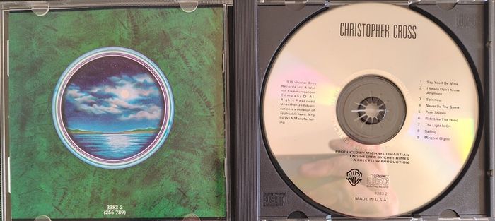 Christopher Cross - Christopher Cross CD (1979) 90's Reissue Classic Yacht Rock EX+