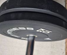 HIT Fitness Olympic Barbell and Plates