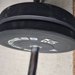 HIT Fitness Olympic Barbell and Plates
