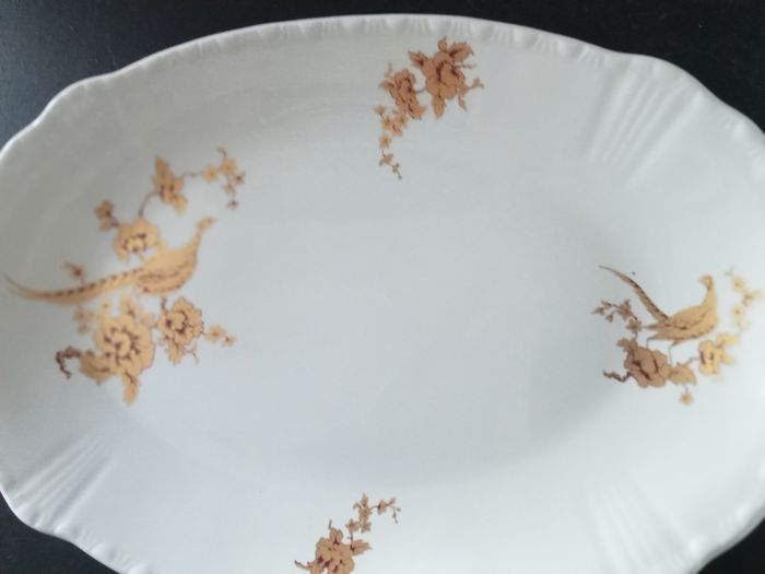 Royal Grafton  Golden Paradise Birds Sandwich Plate