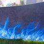 Indigo Flame XXL Super Soft Blanket Image 3