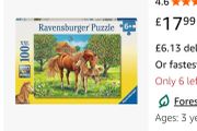 2 Ravensburger puzzles + 1 Schmidt