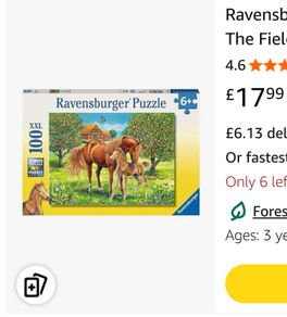 2 Ravensburger puzzles + 1 Schmidt