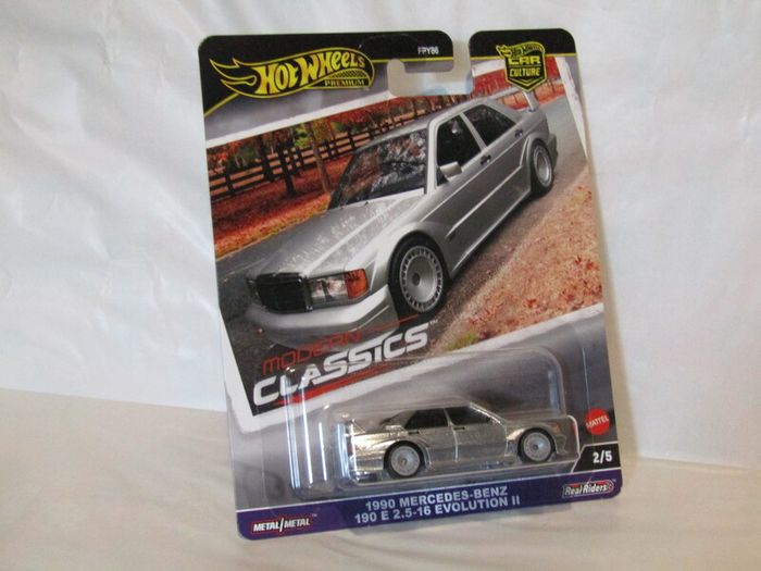 Hot Wheels Premium Car Culture 2024 Modern Classics 1990 Mercedes-Benz 190E EVO II Brand New Sealed