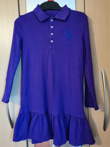 Polo Ralph Lauren purple dress 5yrs