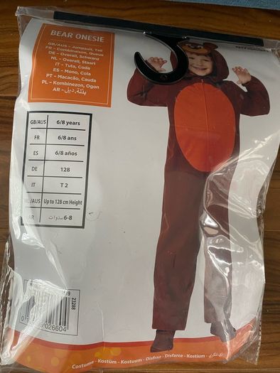 Bear onesie 6-8