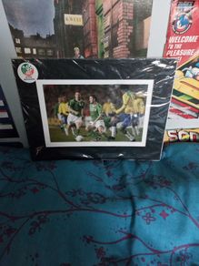 Ireland vs Brazil 2004 Official Picture (new -  still in plastic)