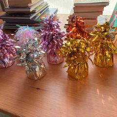 Assorted Coloured Helium Balloon floor or table holders