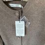Inwear designer brand mink brown cashmere and wool cardigan with covered buttons BRAND NEW Image 3