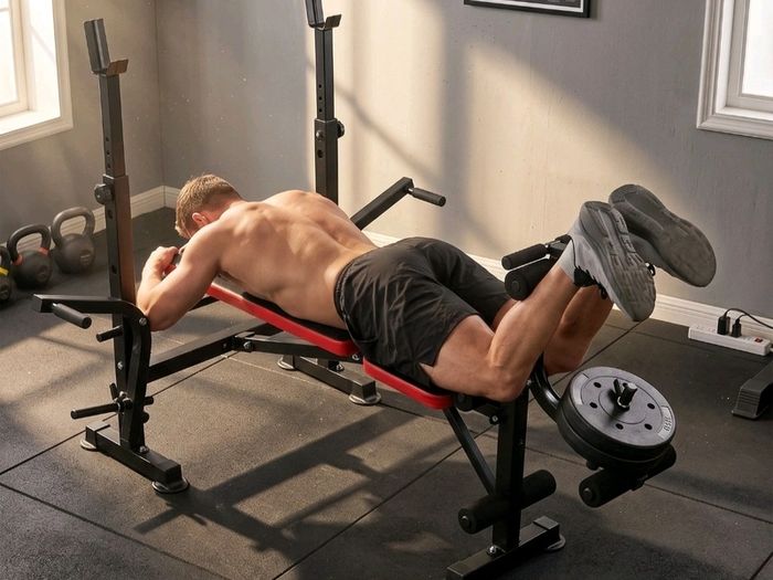 HOMCOM Multi-Function Weight Bench with Rack (Great Condition)