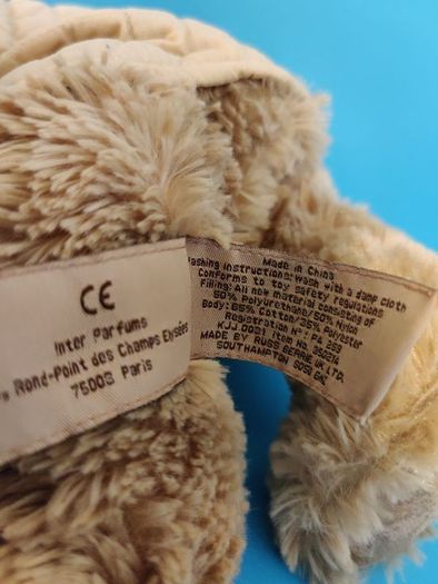 Burberry 'fragrance' Teddy Bear With Removable Burberry Mac