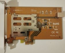 Sunix Desktop PCIe TO ExpressCard 34mm or 54mm Adapter - PCI ExpressCard 54 34