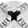 4 Jaw Self-Centering Lathe Chuck 100 mm Steel Image 5