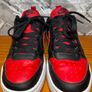 Nike Court Borough Boys/Girls Low Top Trainers UK4 EUR36.5 Red/Black Image 5