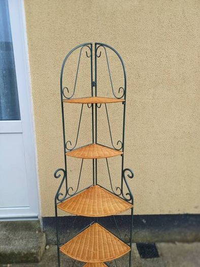 Metal Corner Shelf Unit
