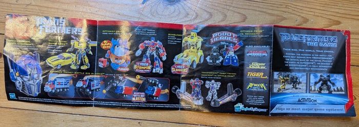 Vintage Transformers flyer 2006