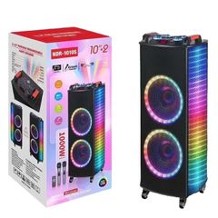 Lethal Bass Karaoke Speaker 2 Wireless Mic