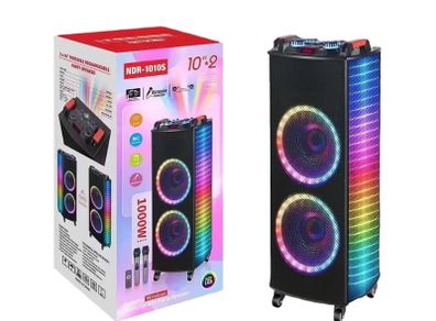 Lethal Bass Karaoke Speaker 2 Wireless Mic