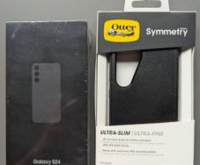 Galaxy BLACK S24 128 GB Brand new unopened & Otter Box S24 cover