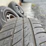 14" 5x100 VW steel wheels (Good tyres) Image 8