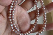 Real freshwater pearl necklace