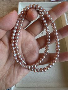 Real freshwater pearl necklace
