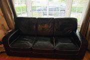3 seater leather couch